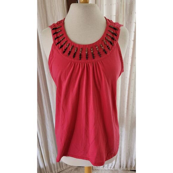 F24 Dressy tank top with decorative beading - Picture 1 of 5